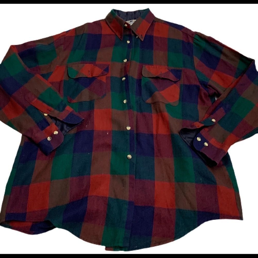 Vintage Quilt Lined Flannel Top